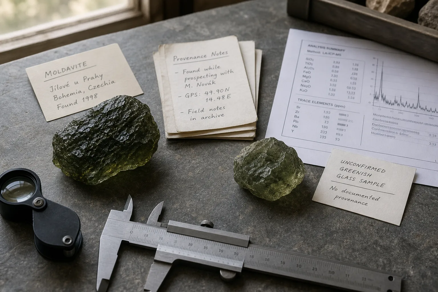 Brazilian tektite claim and documented Moldavite comparison framed around evidence rather than rivalry