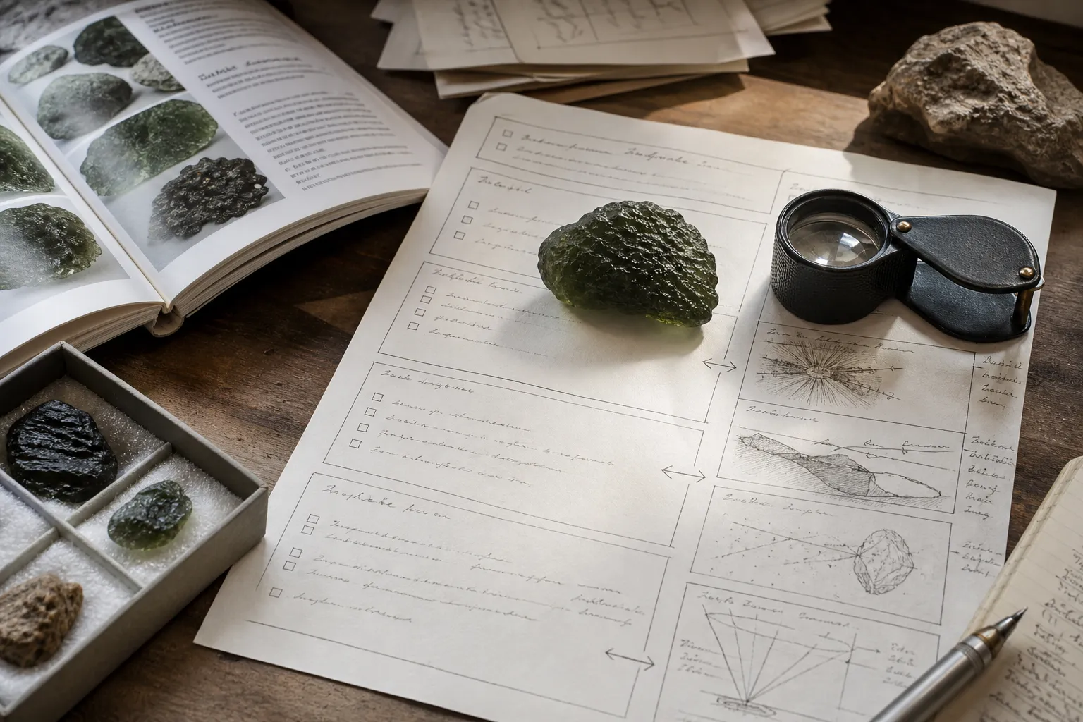 Evidence checklist for evaluating a claimed plasma model against moldavite and tektite formation research